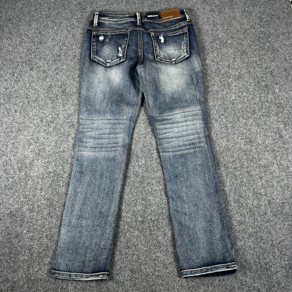 New‎ Dollhouse Womens Jeans Size 7 Distressed - Picture 7 of 8